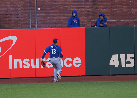 MLB: Texas Rangers at San Francisco Giants