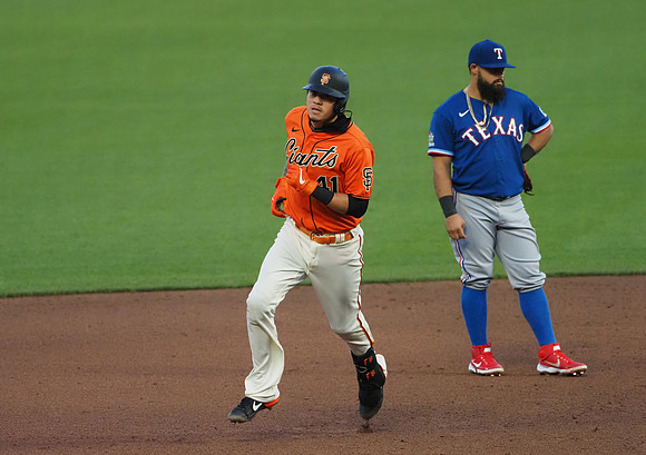 MLB: Texas Rangers at San Francisco Giants