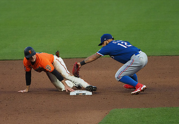 MLB: Texas Rangers at San Francisco Giants