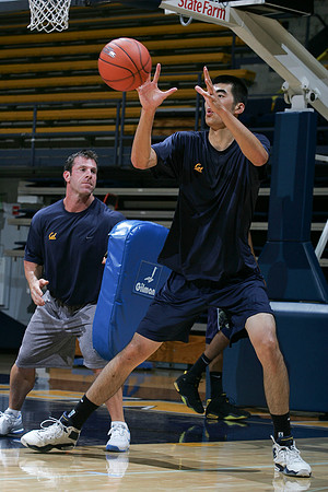 Cal Men's Basketball Practice