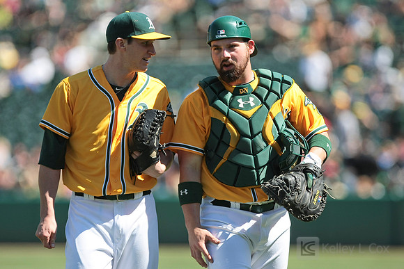 MLB: Cleveland Indians at Oakland Athletics