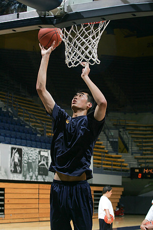 Cal Men's Basketball Practice