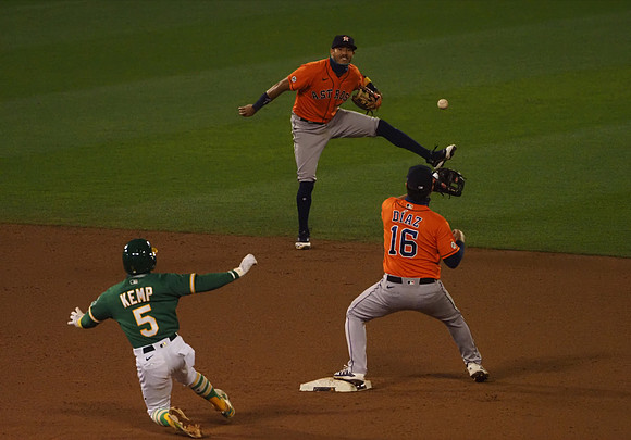 MLB: Houston Astros at Oakland Athletics