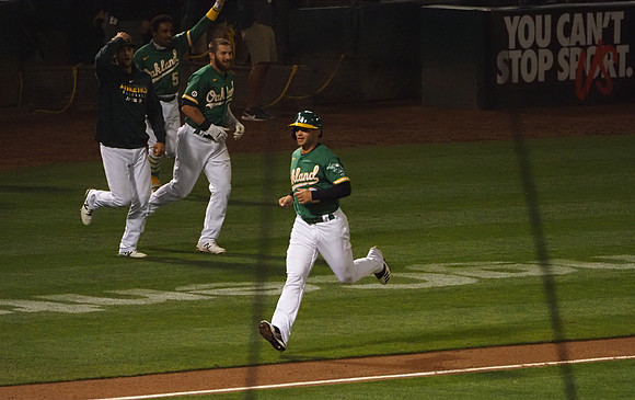 MLB: Houston Astros at Oakland Athletics