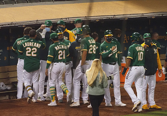 MLB: Houston Astros at Oakland Athletics