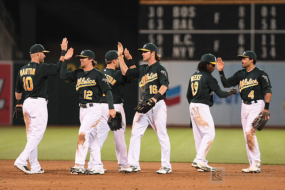 MLB: Los Angeles Angels at Oakland Athletics
