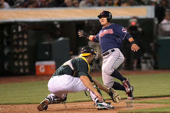 MLB: Cleveland Indians at Oakland Athletics