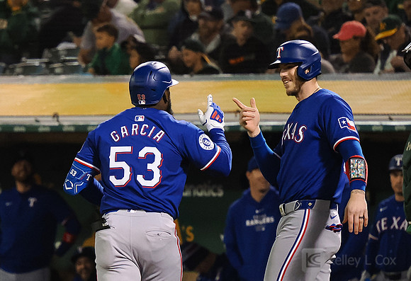 MLB: Texas Rangers at Oakland Athletics