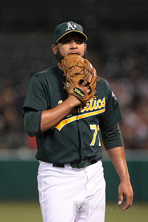 MLB: Cleveland Indians at Oakland Athletics