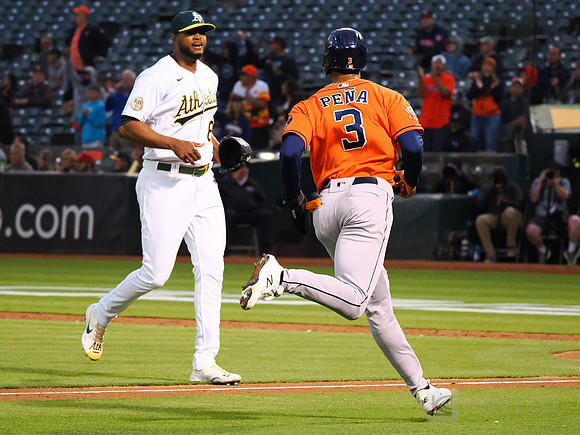 MLB: Houston Astros at Oakland Athletics