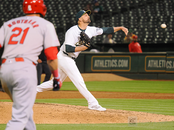 MLB: St. Louis Cardinals at Oakland Athletics