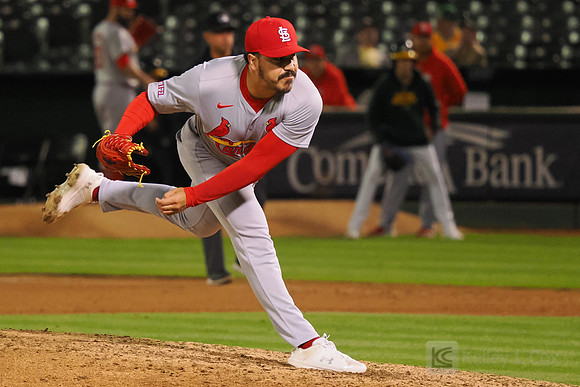 MLB: St. Louis Cardinals at Oakland Athletics