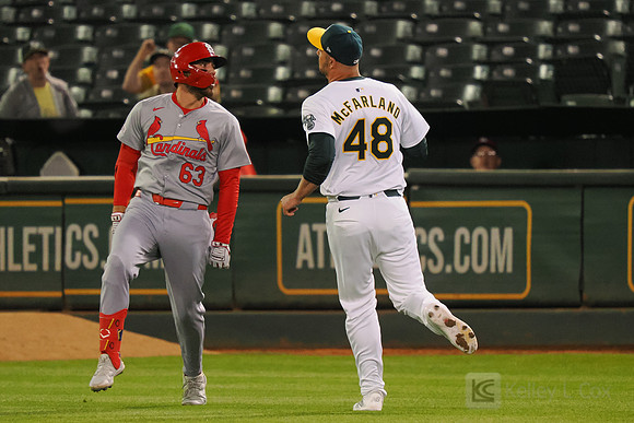 MLB: St. Louis Cardinals at Oakland Athletics