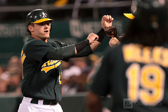 MLB: Cleveland Indians at Oakland Athletics