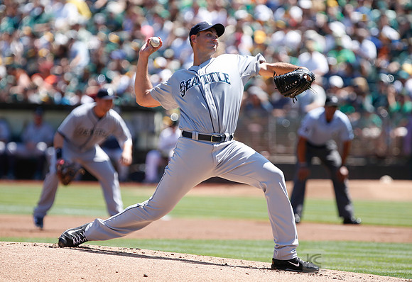 MLB: Seattle Mariners at Oakland Athletics