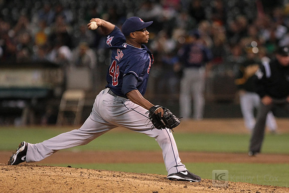 MLB: Cleveland Indians at Oakland Athletics