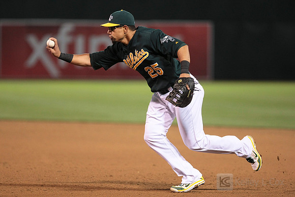 MLB: Cleveland Indians at Oakland Athletics