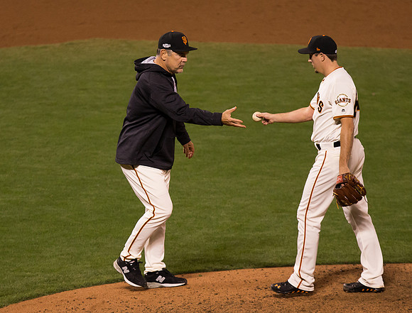 MLB: NLDS-Chicago Cubs at San Francisco Giants