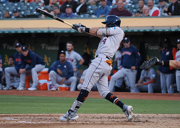 MLB: Houston Astros at Oakland Athletics