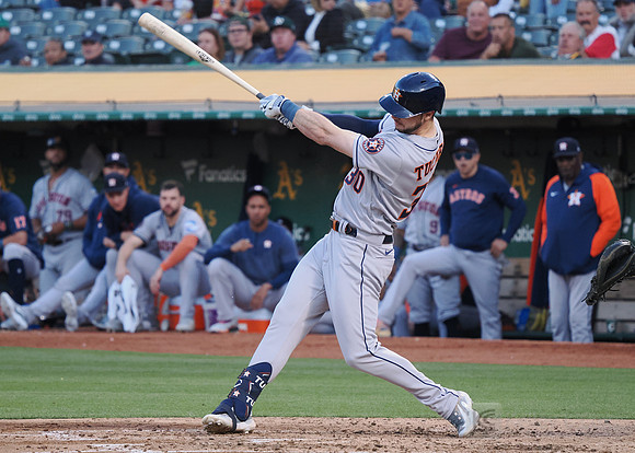MLB: Houston Astros at Oakland Athletics