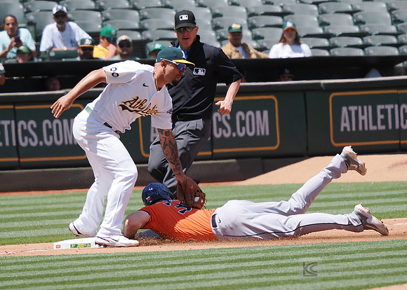 MLB: Houston Astros at Oakland Athletics