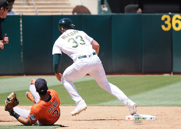 MLB: Houston Astros at Oakland Athletics