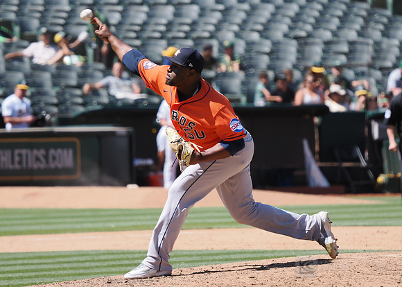 MLB: Houston Astros at Oakland Athletics