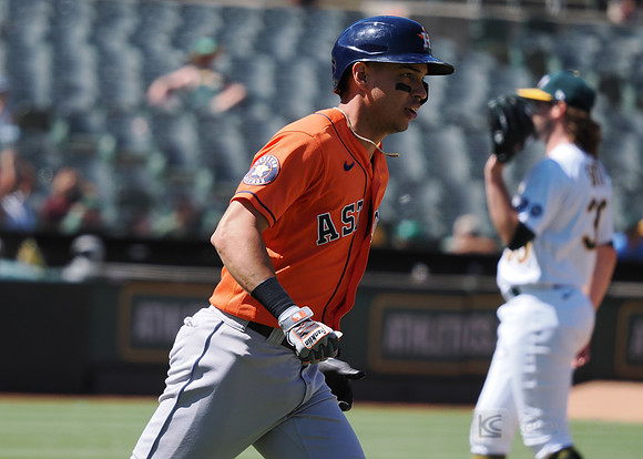 MLB: Houston Astros at Oakland Athletics