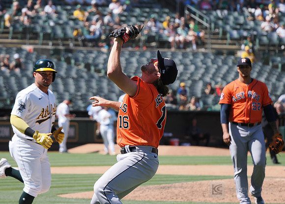 MLB: Houston Astros at Oakland Athletics