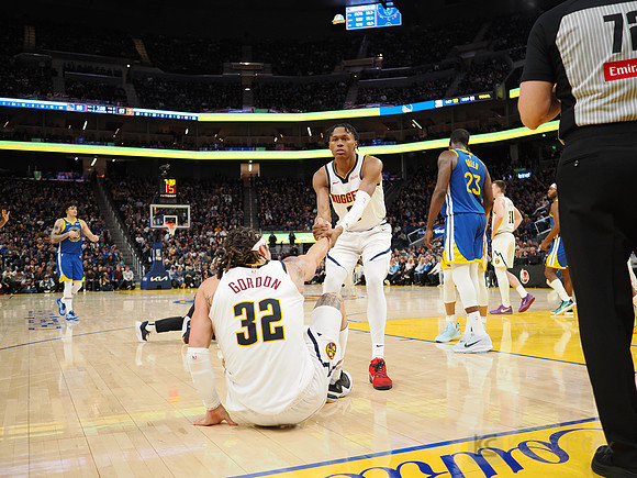 NBA: Denver Nuggets at Golden State Warriors