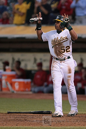 MLB: Los Angeles Angels at Oakland Athletics