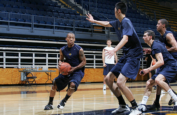 Cal Men's Basketball Practice