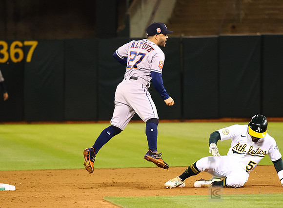 MLB: Houston Astros at Oakland Athletics