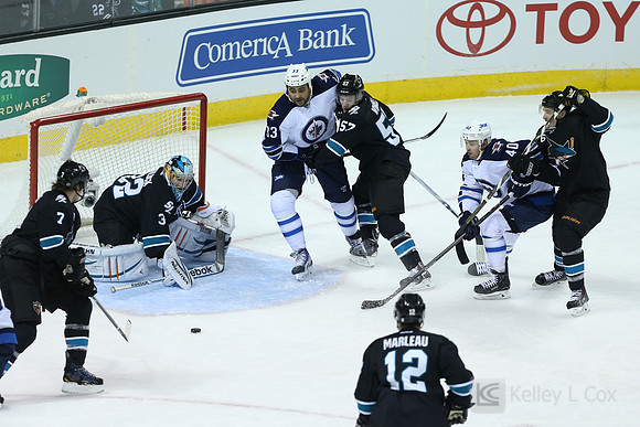 NHL: Winnipeg Jets at San Jose Sharks