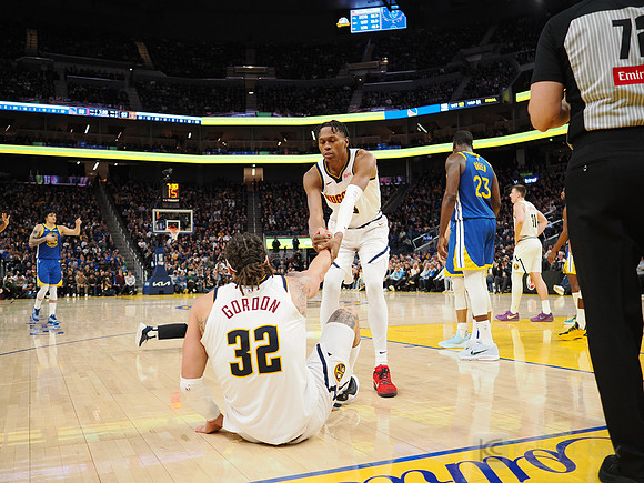 NBA: Denver Nuggets at Golden State Warriors