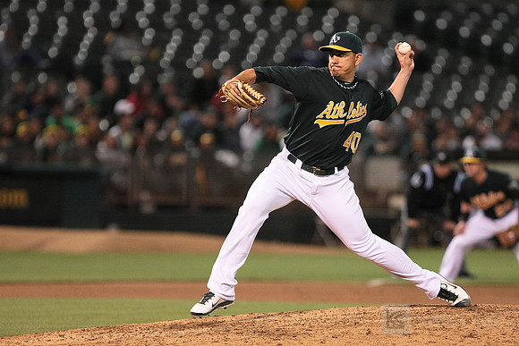 MLB: Los Angeles Angels at Oakland Athletics