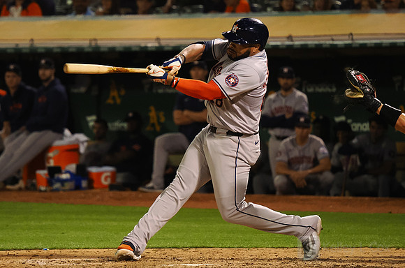 MLB: Houston Astros at Oakland Athletics