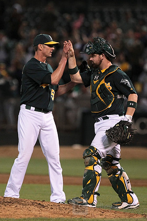 MLB: Cleveland Indians at Oakland Athletics