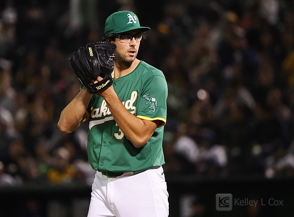 MLB: Texas Rangers at Oakland Athletics