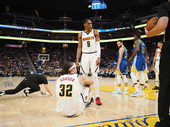 NBA: Denver Nuggets at Golden State Warriors