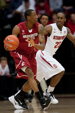 NCAA MEN'S BASKETBALL 2011 - Jan 15 - Washington State at Stanford