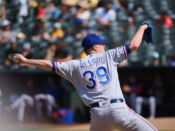 MLB: Texas Rangers at Oakland Athletics
