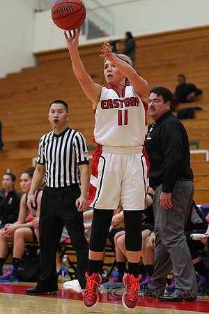 Cal State East Bay Pioneers guard  Laci Effenberger (11)