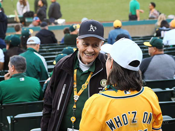 MLB: Texas Rangers at Oakland Athletics