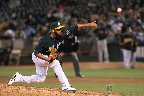 MLB: Cleveland Indians at Oakland Athletics