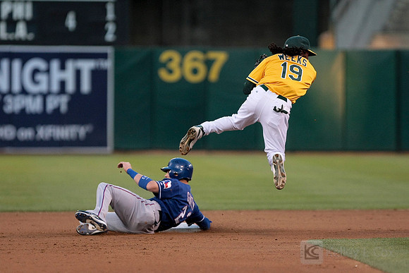 MLB: Texas Rangers at Oakland Athletics