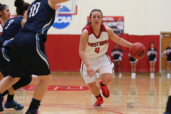 Cal State East Bay Pioneers guard Shannon Bland (4)