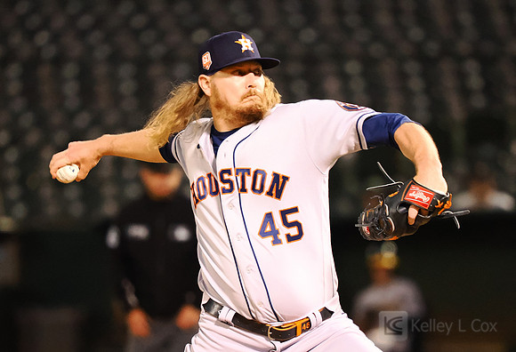 MLB: Houston Astros at Oakland Athletics
