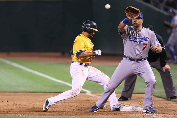 MLB: Los Angeles Dodgers at Oakland Athletics