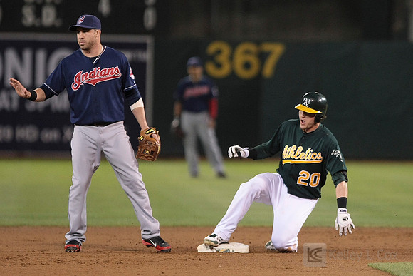 MLB: Cleveland Indians at Oakland Athletics